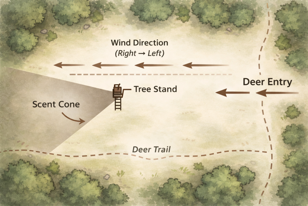How Wind Direction Affects Deer Movement (And How to Hunt It Correctly) H 013 IM2 1024x683