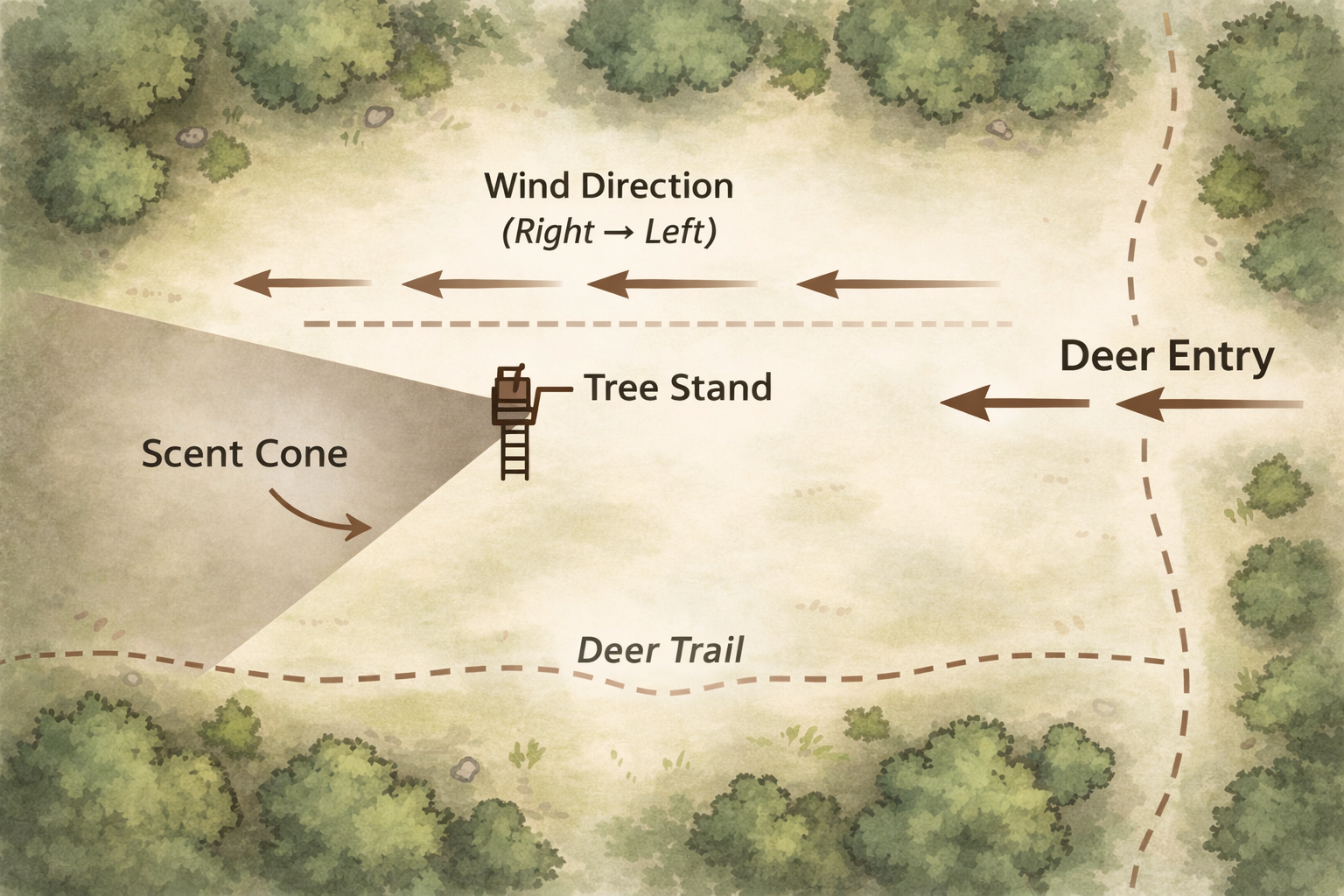 How Wind Direction Affects Deer Movement (And How to Hunt It Correctly ...